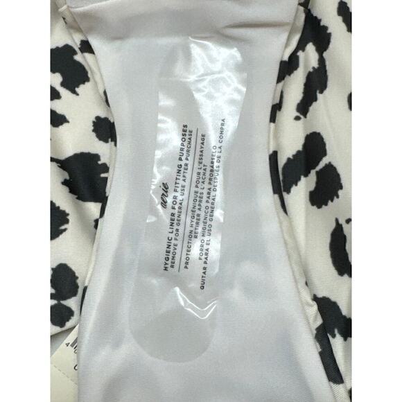 AERIE SWIMWEAR Women's Black White Leopard Print Bikini Bottom XL NWT‎ - Picture 6 of 7